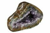 Amethyst Geode With Polished Face - Uruguay #151289-2